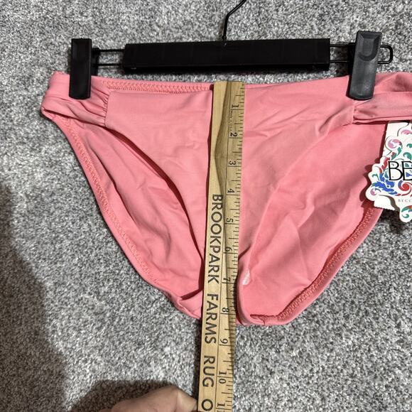 Becca Bikini Bottoms Womens Size Small Chic Minimalist Retro Swimwear Y2K Style - Picture 5 of 8